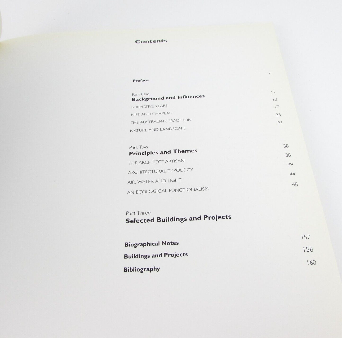 Glenn Murcutt Works and Projects Book Australian Achitect