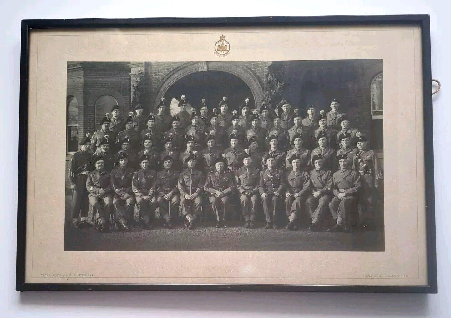 Royal Inniskilling Fusiliers Troop Photo 1950 Duke of Gloucester